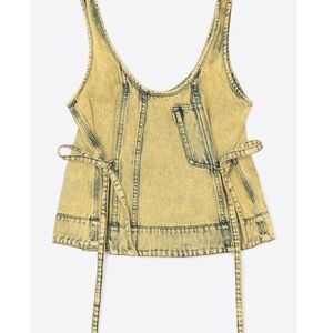 3.1 Phillip Lim Pineapple Denim Top NWT size Medium